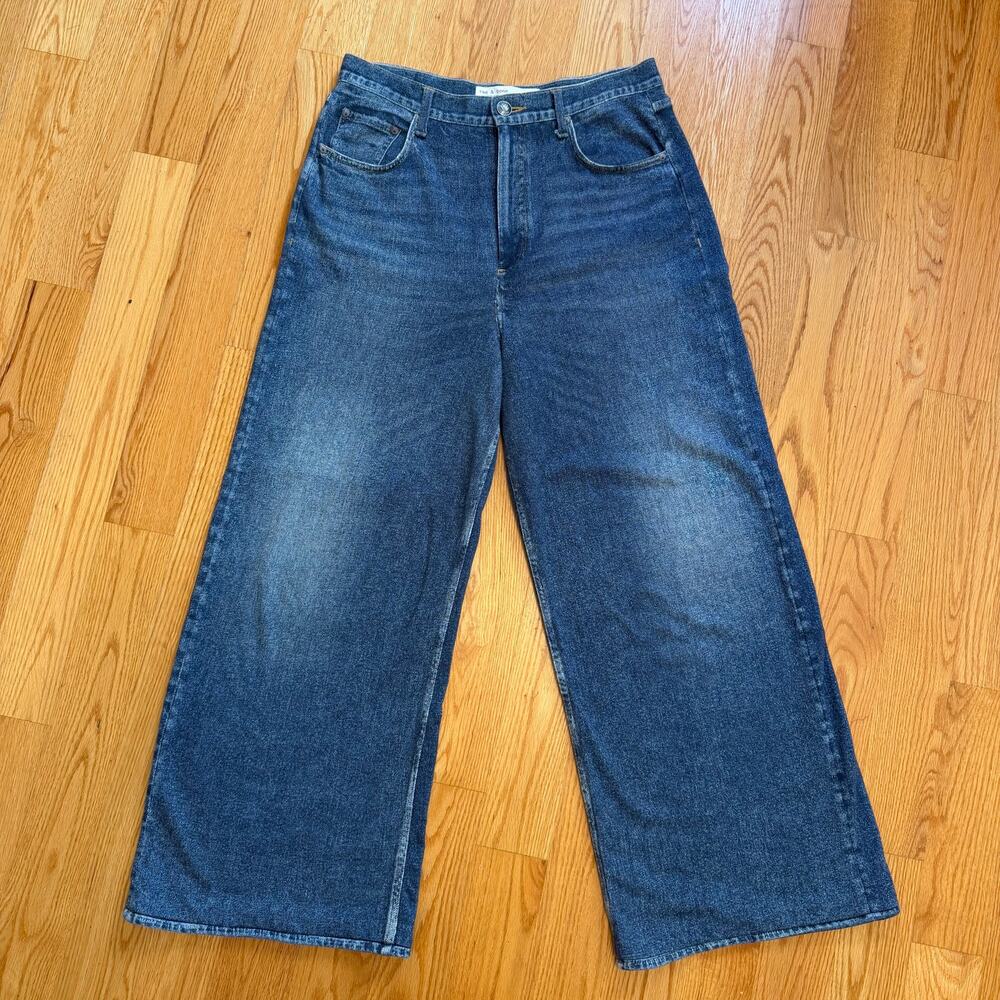 Original owner Rag & Bone Miramar Sofie High Rise Ankle Wide Leg sweatpant jeans